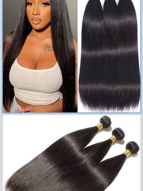 No Boundaries Sleek Straight Hair Extensions - Natural Black